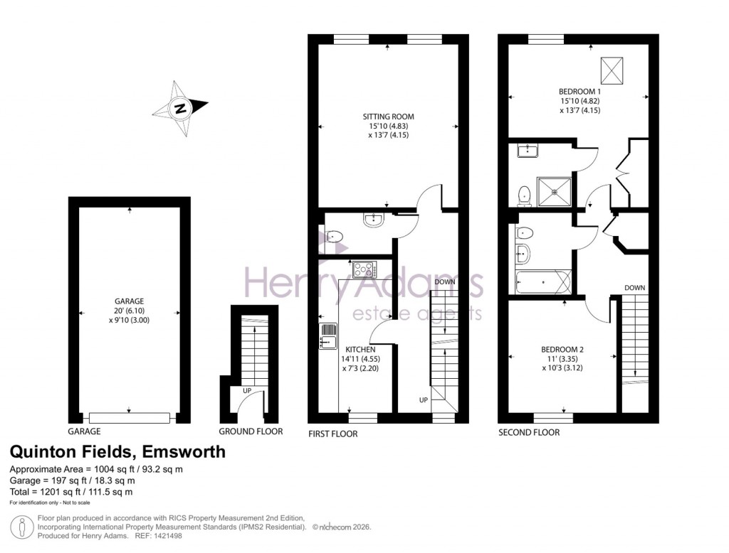 Floorplans For Quinton Fields, Emsworth, PO10