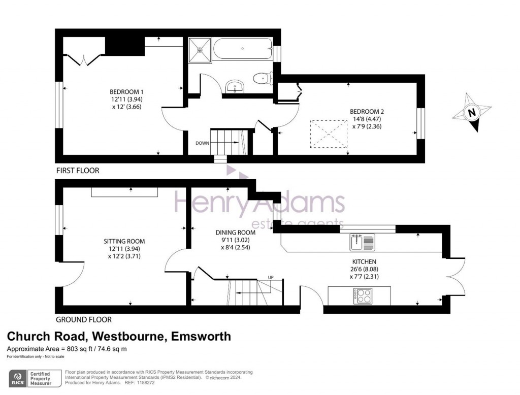 Floorplans For Church Road, Westbourne, PO10