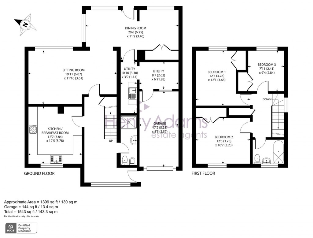 Floorplans For Hermitage Close, North Mundham, PO20