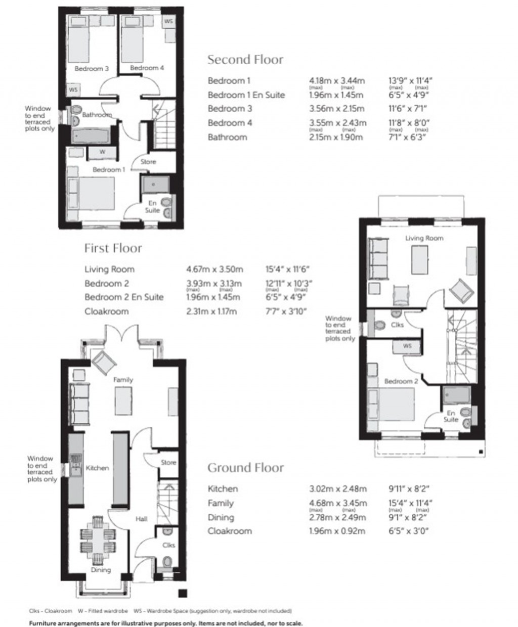 Floorplans For Indigo Park, Chichester, PO20