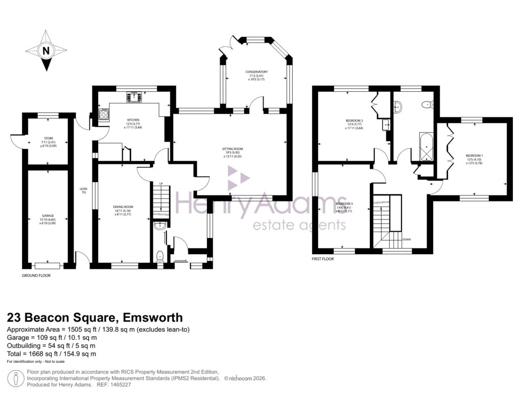 Floorplans For Beacon Square, Emsworth, PO10