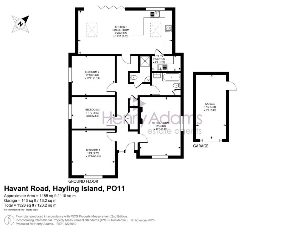 Floorplans For Havant Road, Hayling Island, PO11