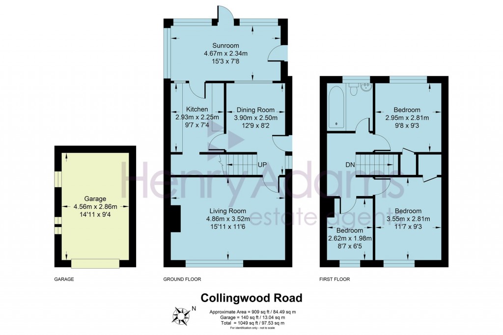 Floorplans For Collingwood Road, Horsham, RH12