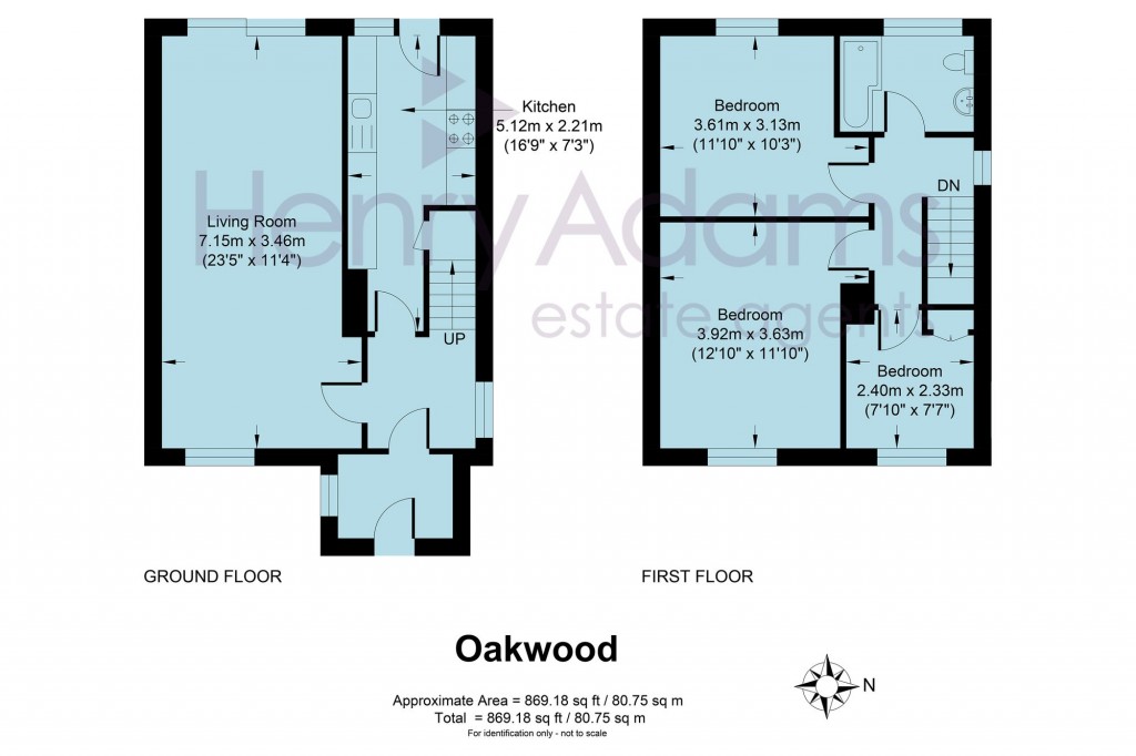 Floorplans For Oakwood, Partridge Green, RH13