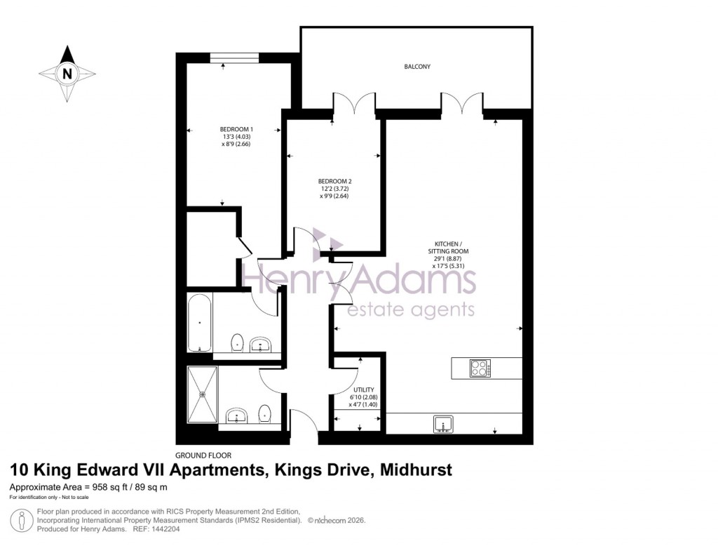 Floorplans For Kings Drive, Midhurst, GU29