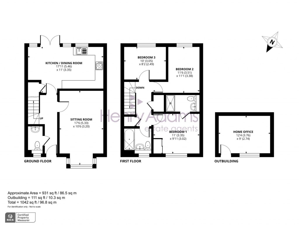 Floorplans For Ironstone Way, Chichester, PO20