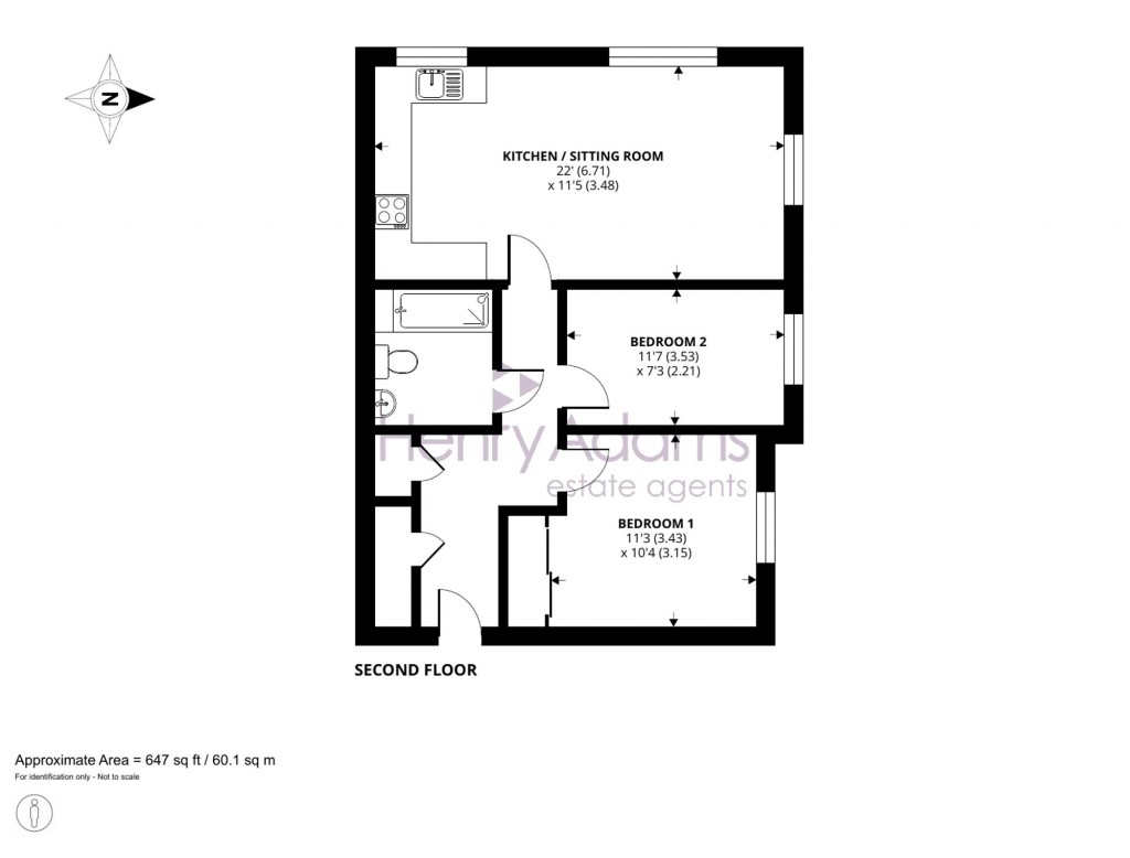 Floorplans For Steeplechase Way, Fontwell, BN18