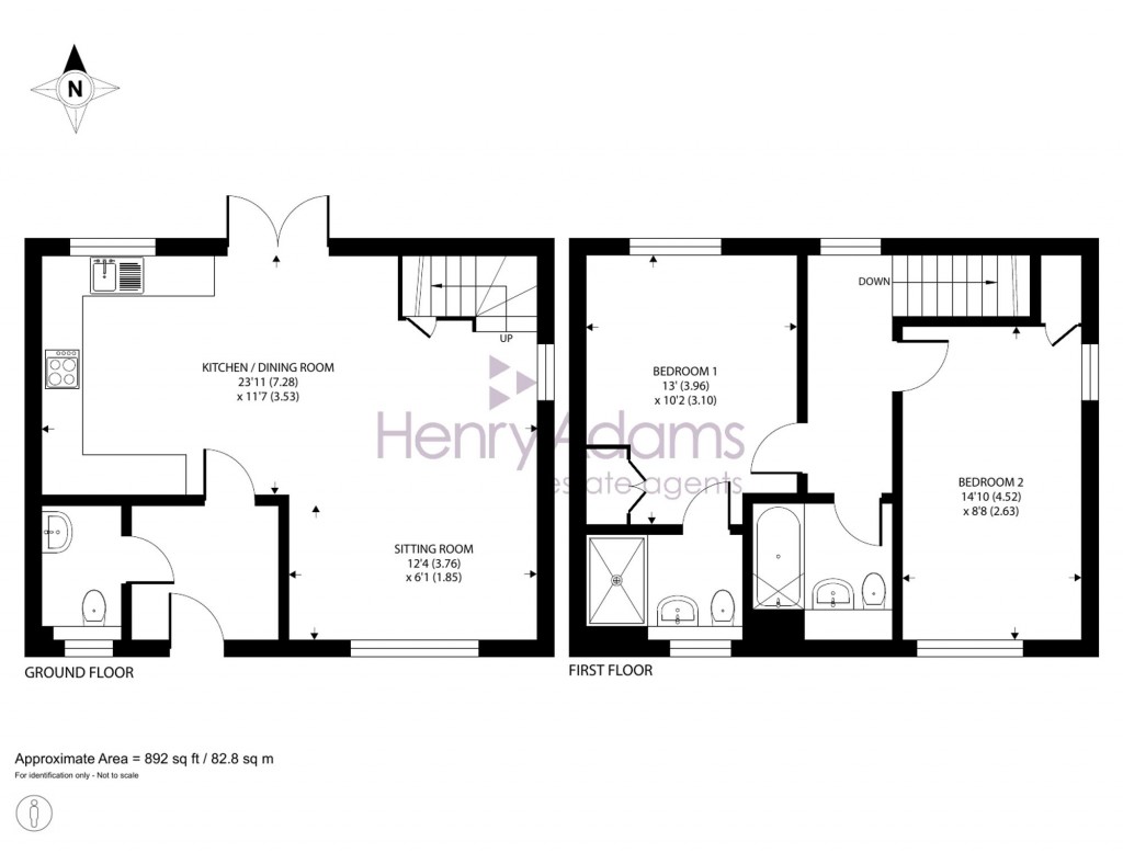 Floorplans For Ambrose Rigge Walk, Chichester, PO19