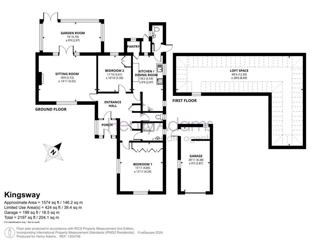 Floorplans For Kingsway, Craigweil Estate, PO21