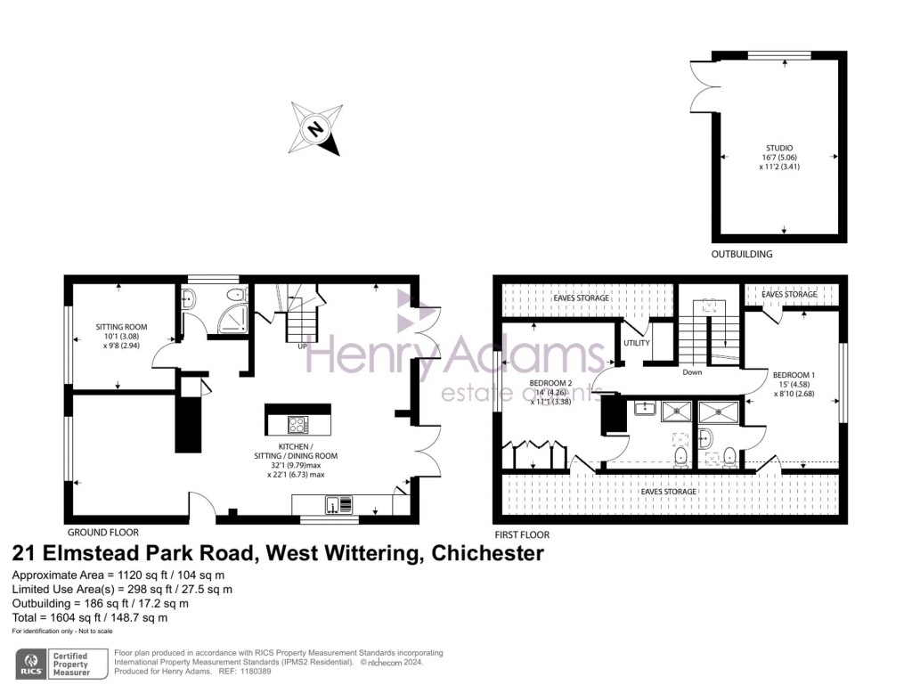 Floorplans For Elmstead Park Road, West Wittering, PO20