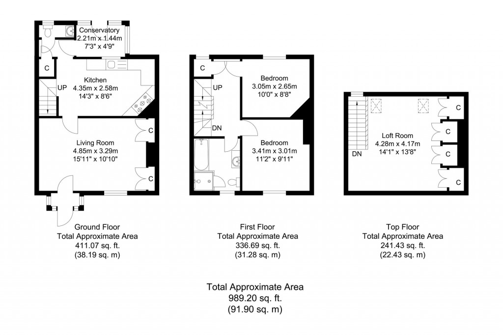 Floorplans For West Street, Selsey, PO20