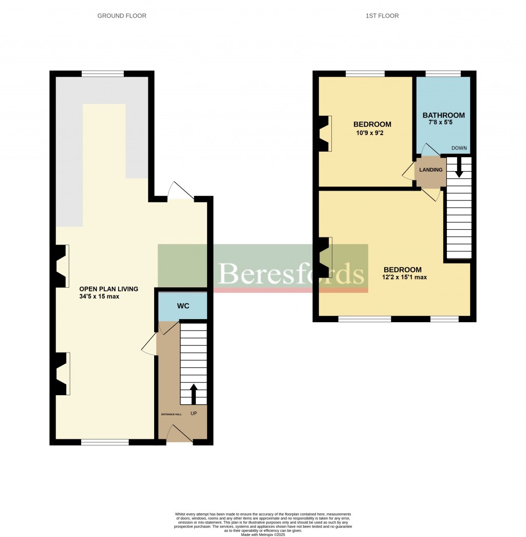 Floorplans For Kings Chase, Brentwood, Essex, CM14