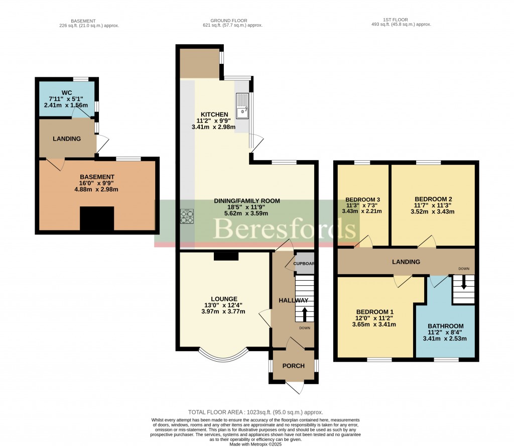 Floorplans For Crescent Road, Warley, Brentwood, Essex, CM14