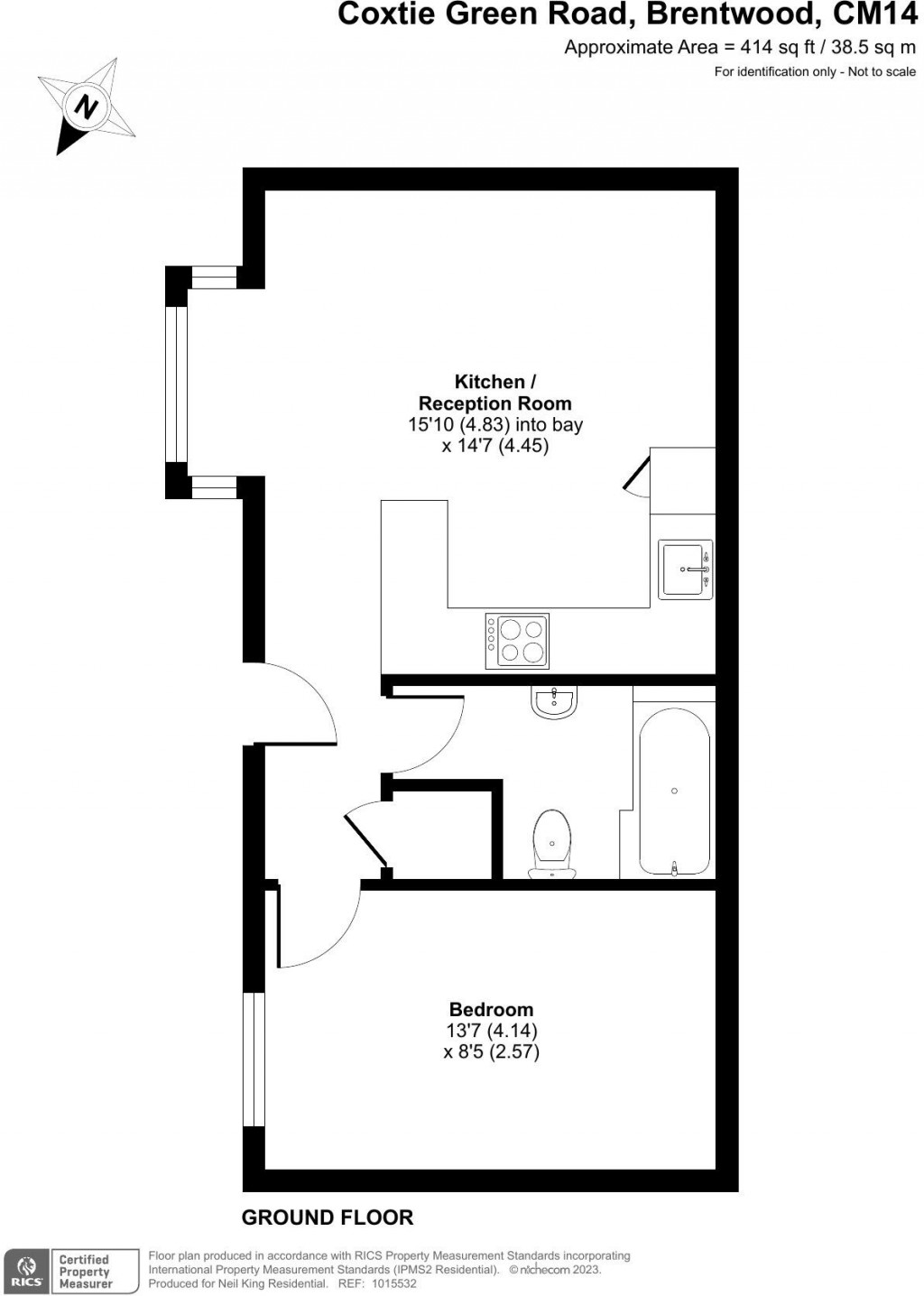 Floorplans For Coxtie Green Road, Pilgrims Hatch, Brentwood, Essex, CM14