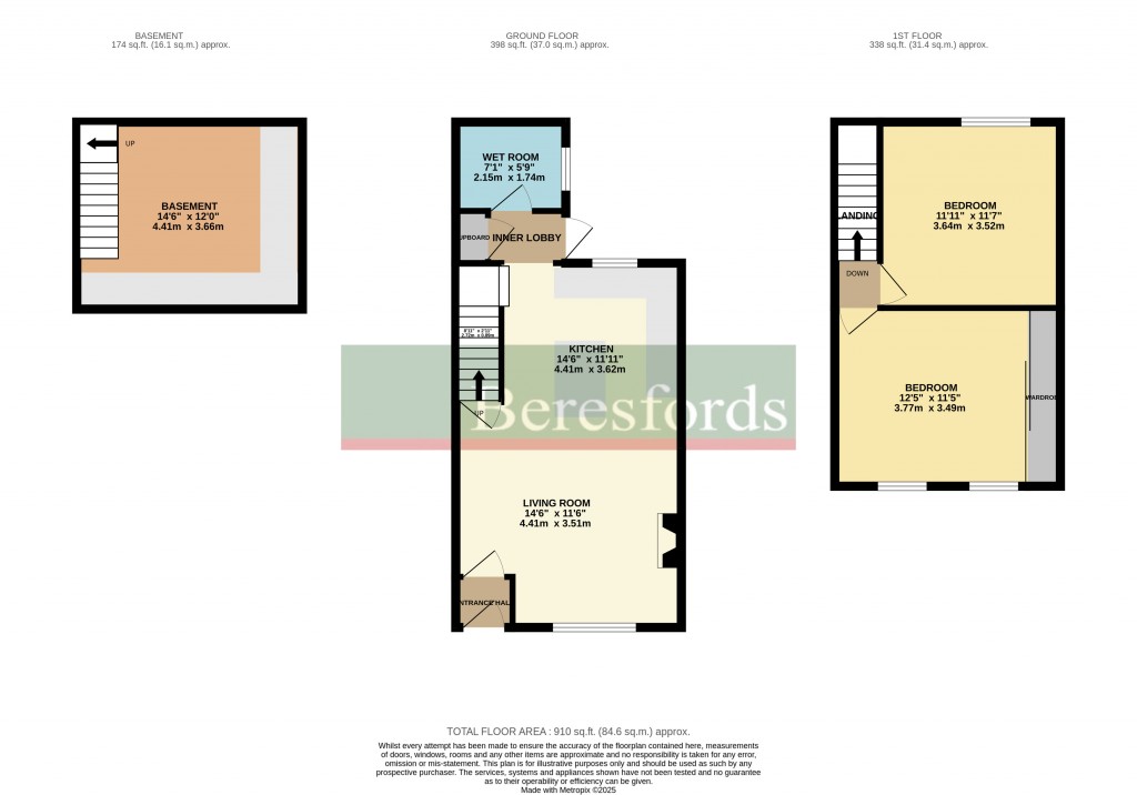 Floorplans For Coptfold Road, Brentwood, Essex, CM14