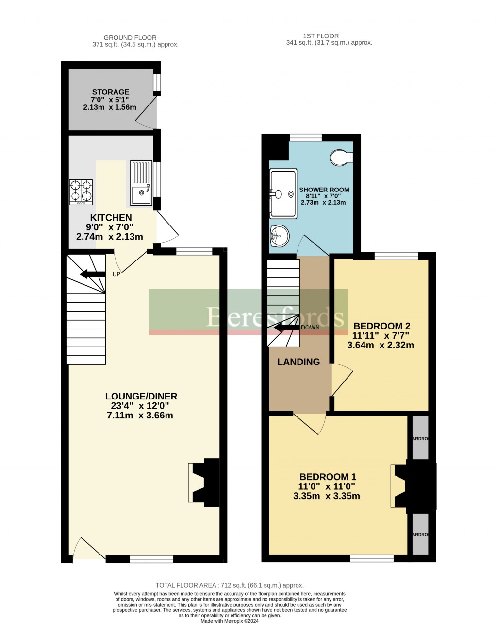 Floorplans For Ingrave Road, Brentwood, Essex, CM13