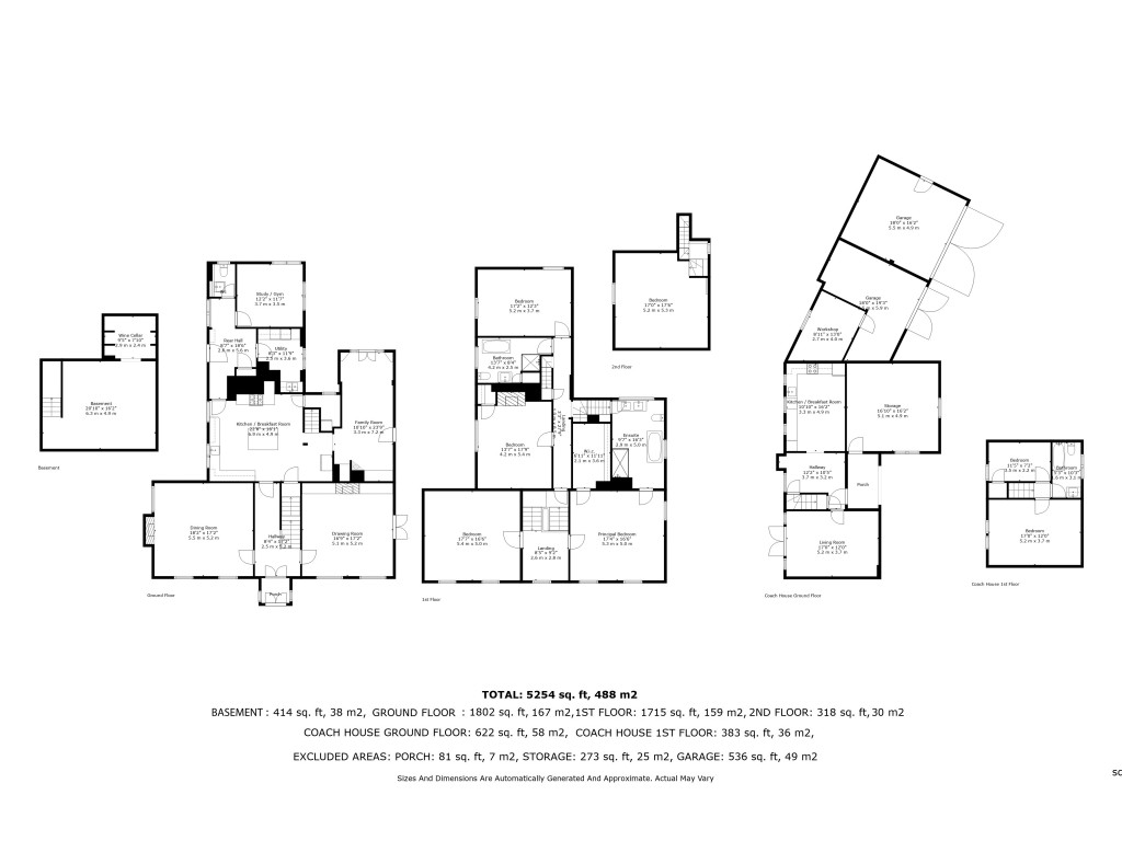 Floorplans For Ongar Road, Kelvedon Hatch, Brentwood, Essex, CM15