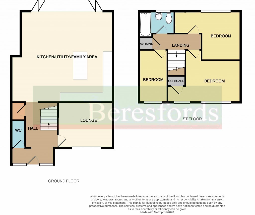 Floorplans For Knights Way, Brentwood, Essex, CM13