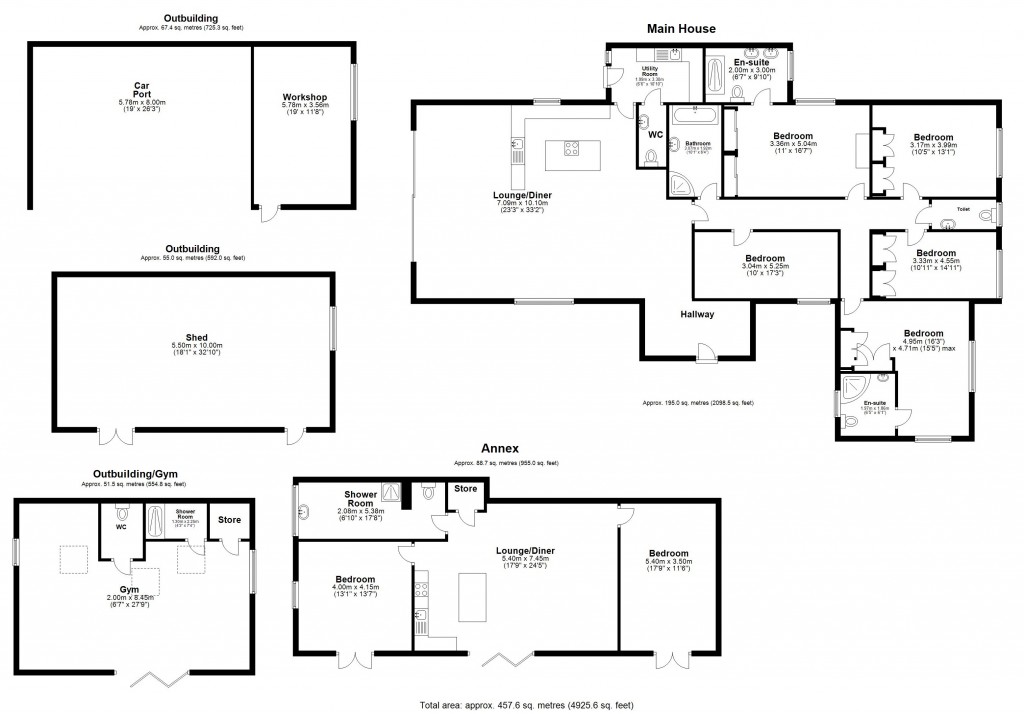 Floorplans For Chivers Road, Stondon Massey, Brentwood, Essex, CM15