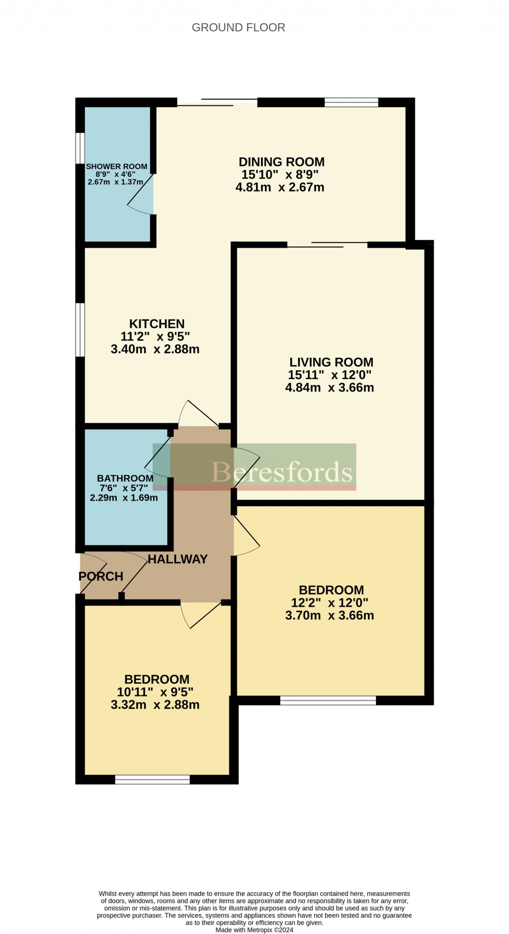Floorplans For Alderton Close, Pilgrims Hatch, Brentwood, Essex, CM15