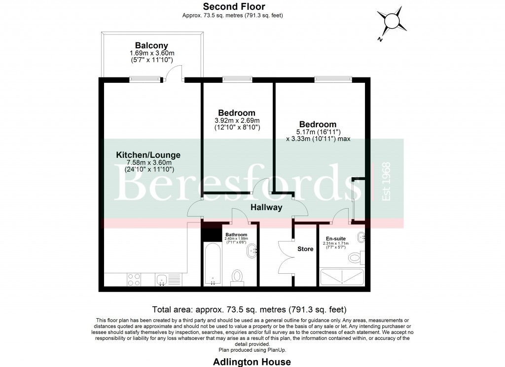 Floorplans For Rollason Way, Brentwood, Essex, CM14