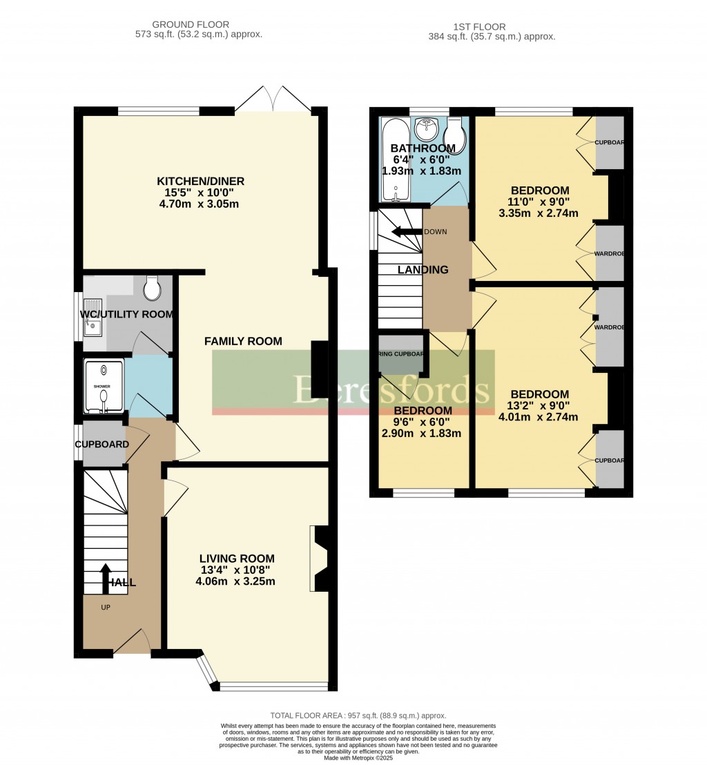 Floorplans For Western Avenue, Brentwood, Essex, CM14