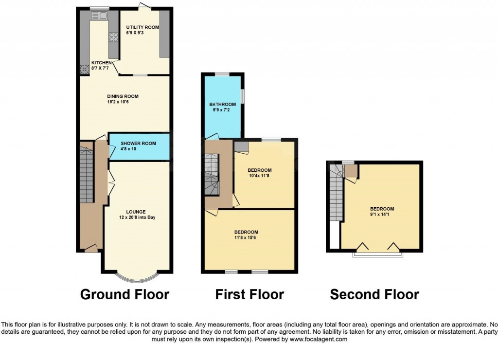 Floorplans For Kings Road, Brentwood, Essex, CM14