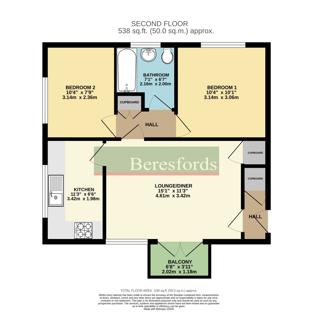 Floorplans For Crown Street, Brentwood, Essex, CM14