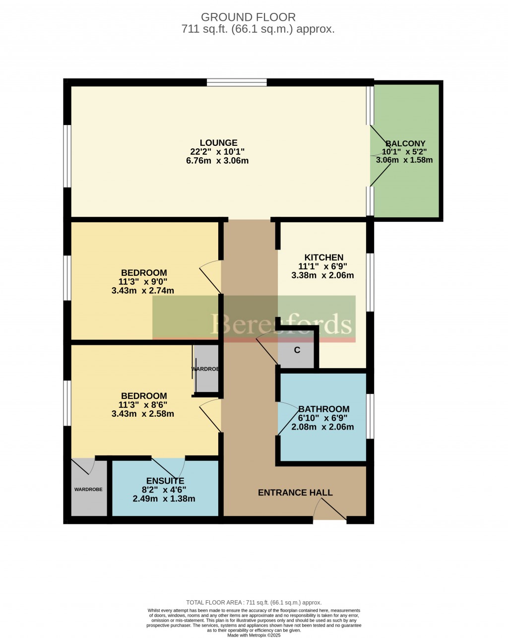 Floorplans For Milan Walk, Brentwood, Essex, CM14