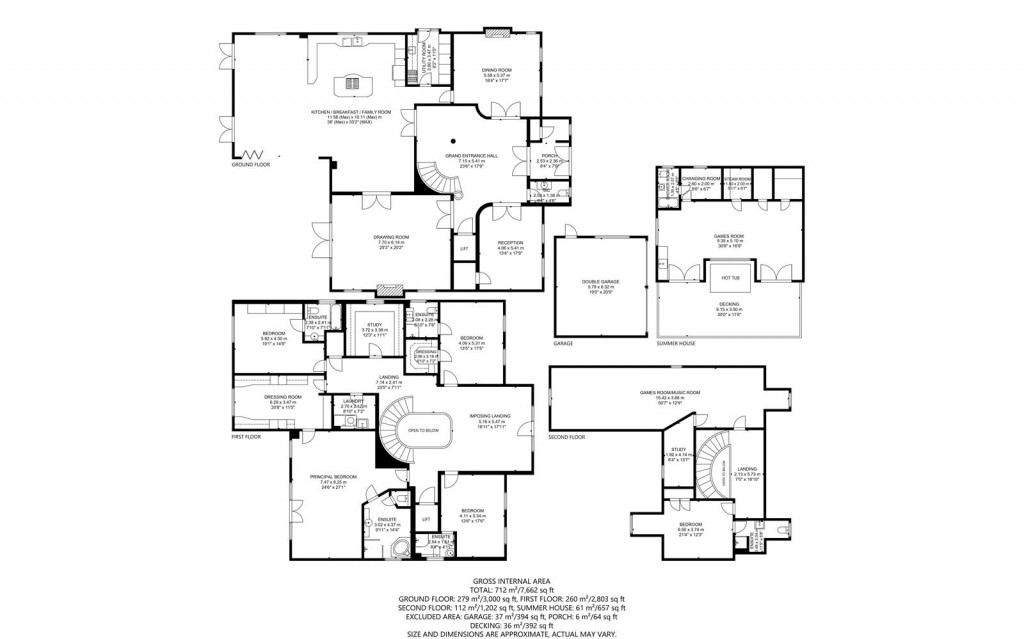 Floorplans For Norsey Road, Billericay, Essex, CM11