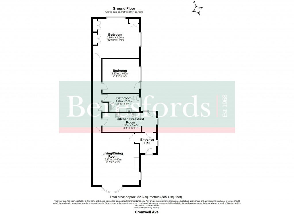 Floorplans For Cromwell Avenue, Billericay, Essex, CM12