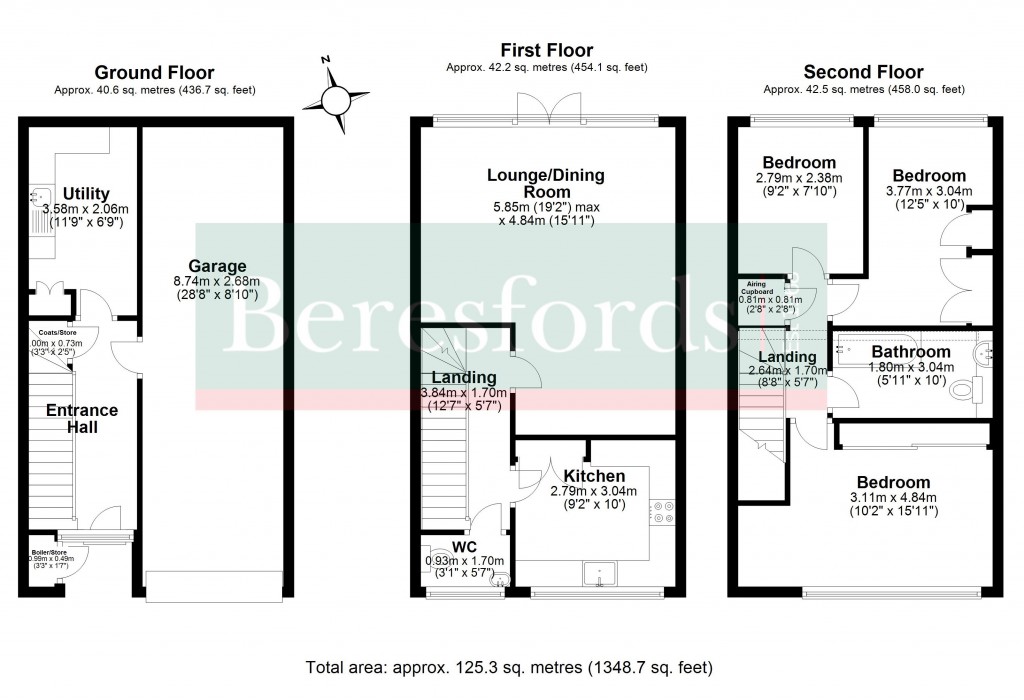 Floorplans For Chapel Court, Billericay, Essex, CM12