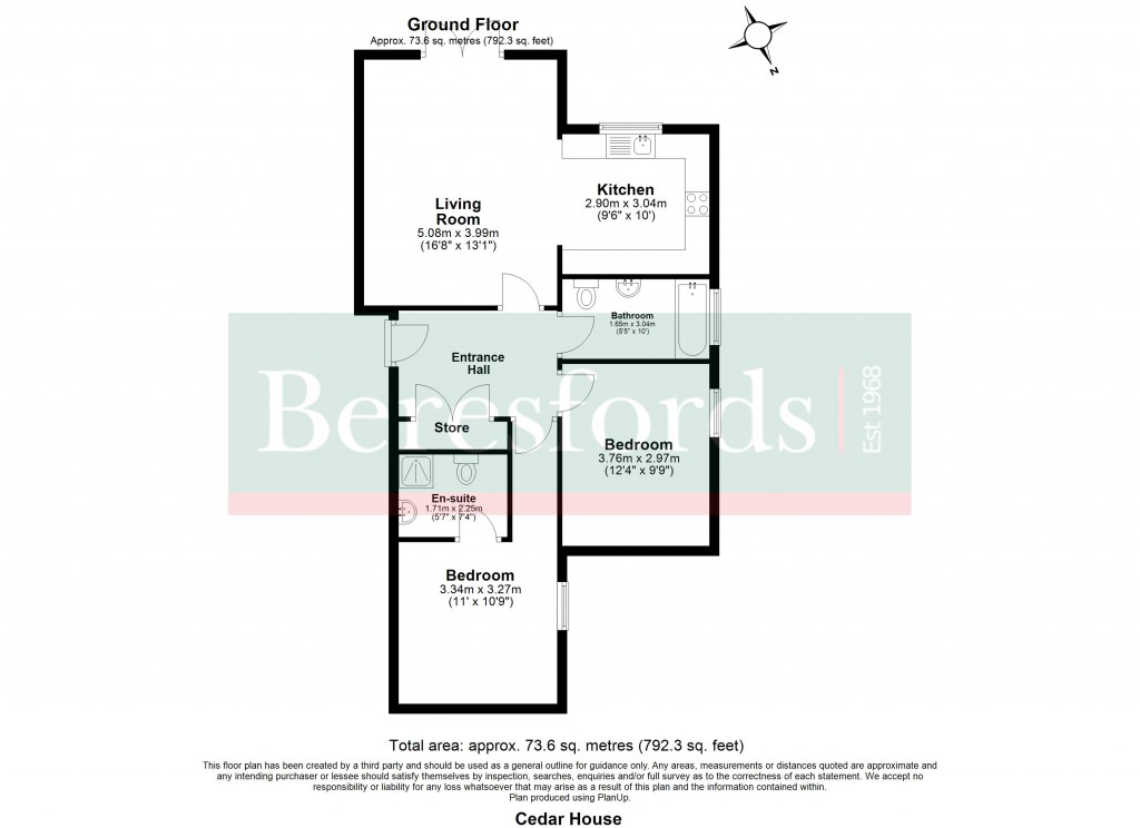 Floorplans For Stock Road, Billericay, Essex, CM12