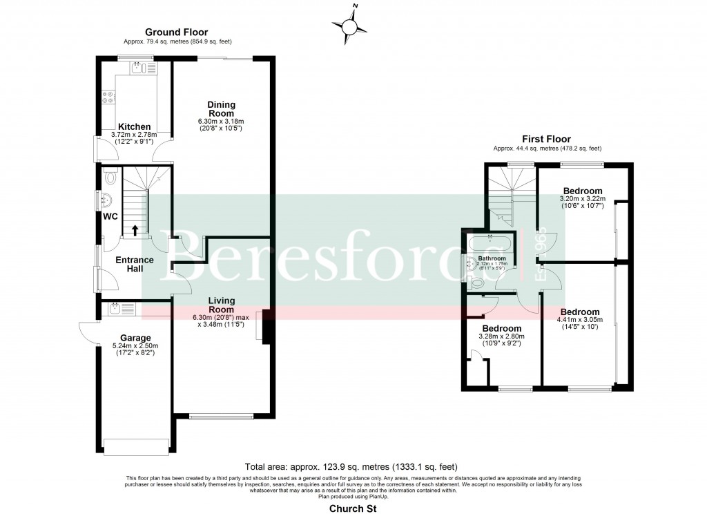 Floorplans For Church Street, Billericay, Essex, CM11