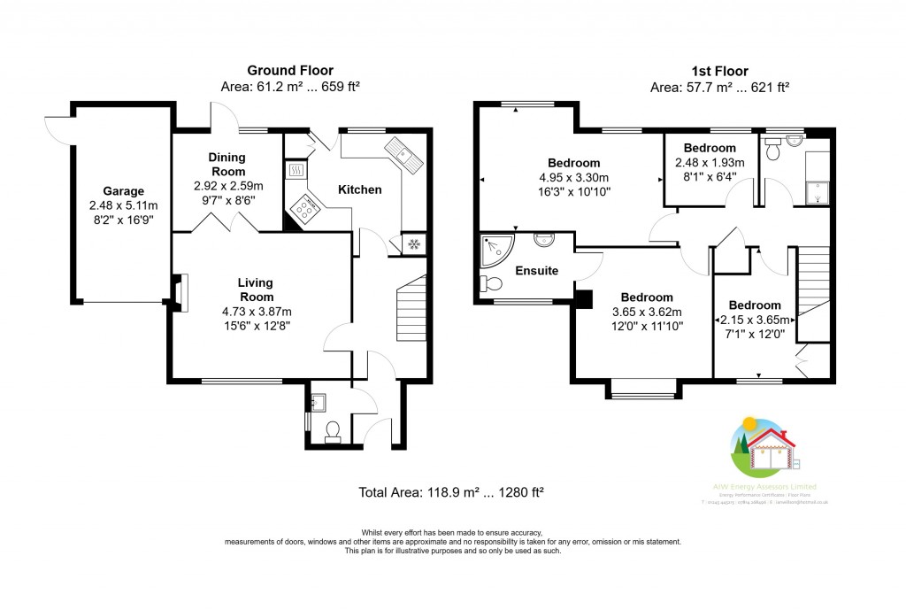Floorplans For Eccleston Gardens, Billericay, Essex, CM12