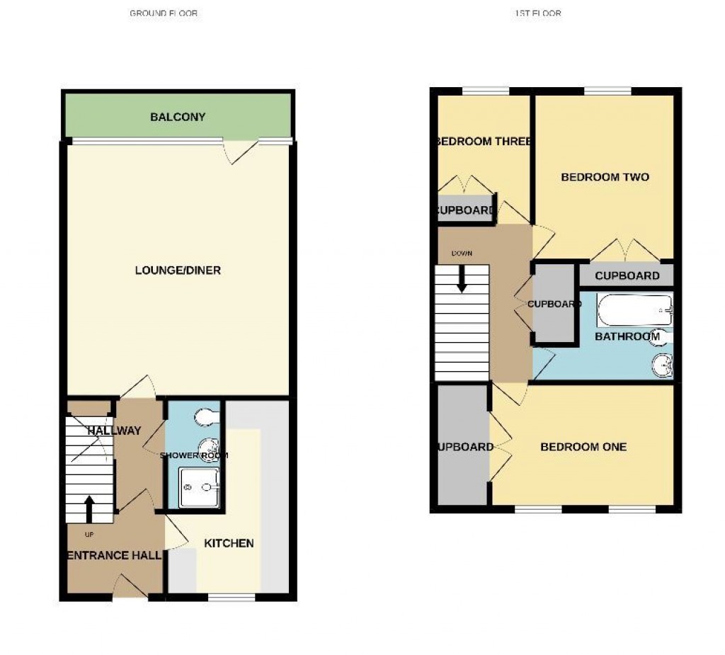 Floorplans For Radford Way, Billericay, Essex, CM12