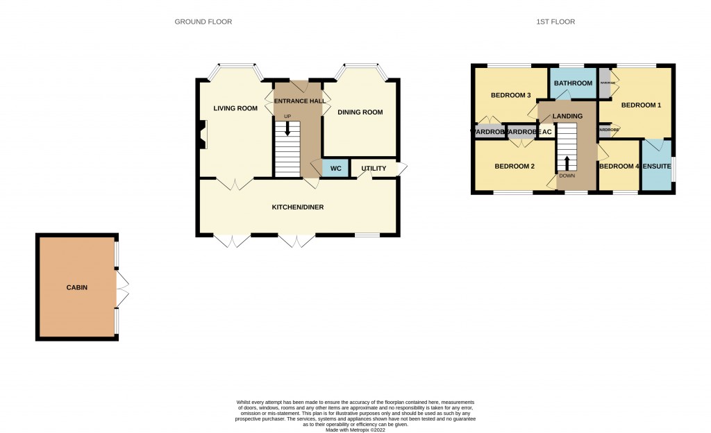 Floorplans For Hidcote Way, Great Notley, Essex, CM77