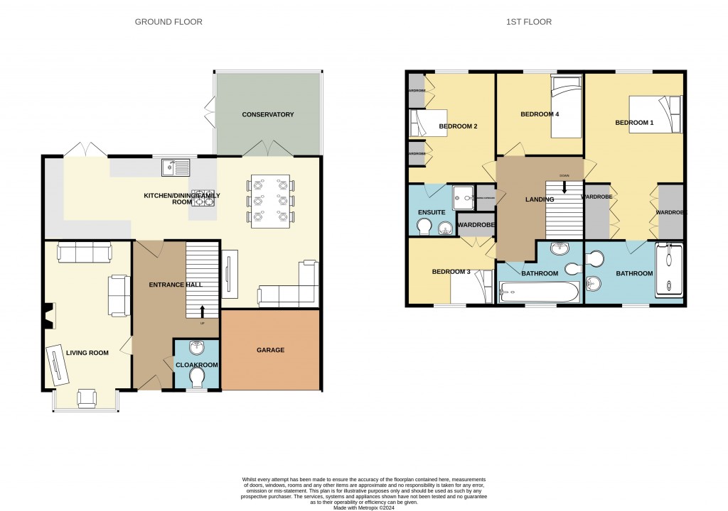 Floorplans For Bridport Way, Braintree, Essex, CM7