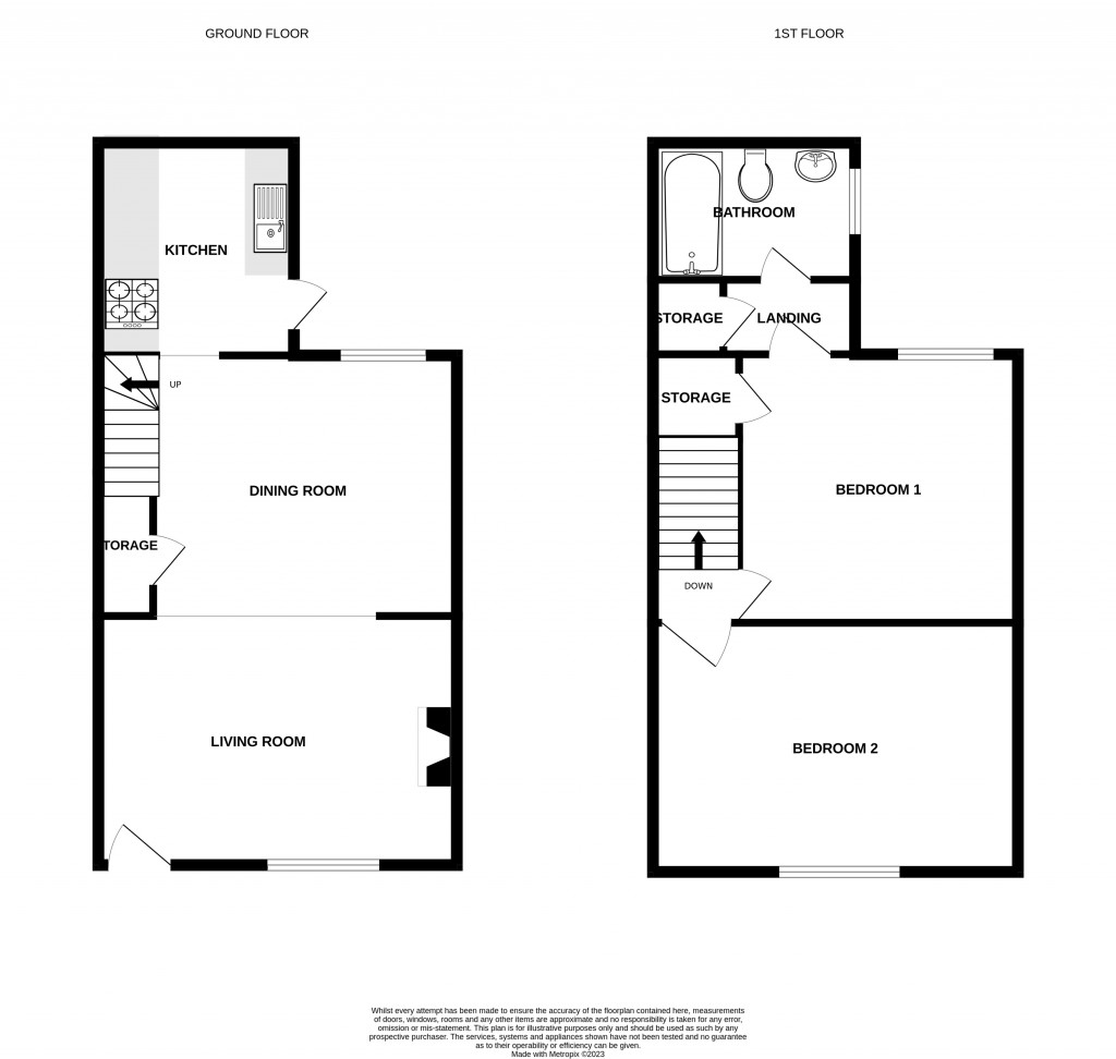 Floorplans For Church Lane, Bocking, Braintree, Essex, CM7