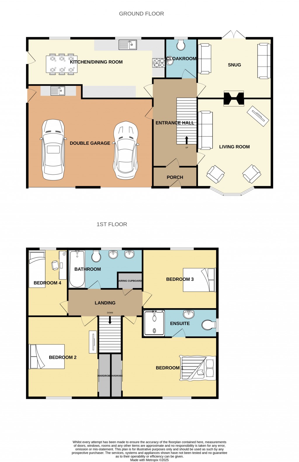Floorplans For Torver Close, Great Notley, Braintree, Essex, CM77