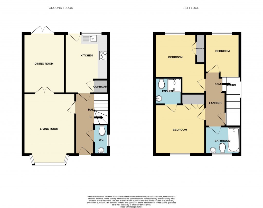 Floorplans For Crofters Walk, Braintree, Essex, CM77