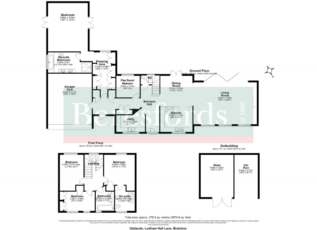 Floorplans For Ludham Hall Lane, Braintree, Essex, CM77