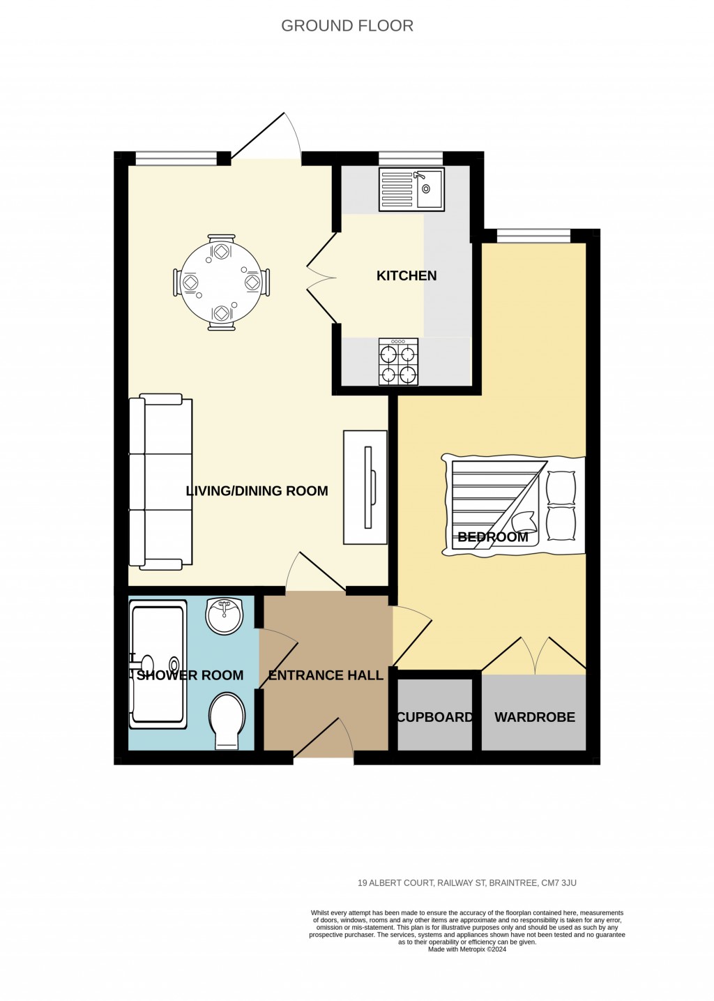 Floorplans For Railway Street, Braintree, Essex, CM7