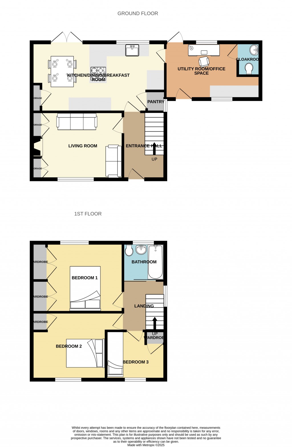 Floorplans For Wentworth Crescent, Braintree, Essex, CM7