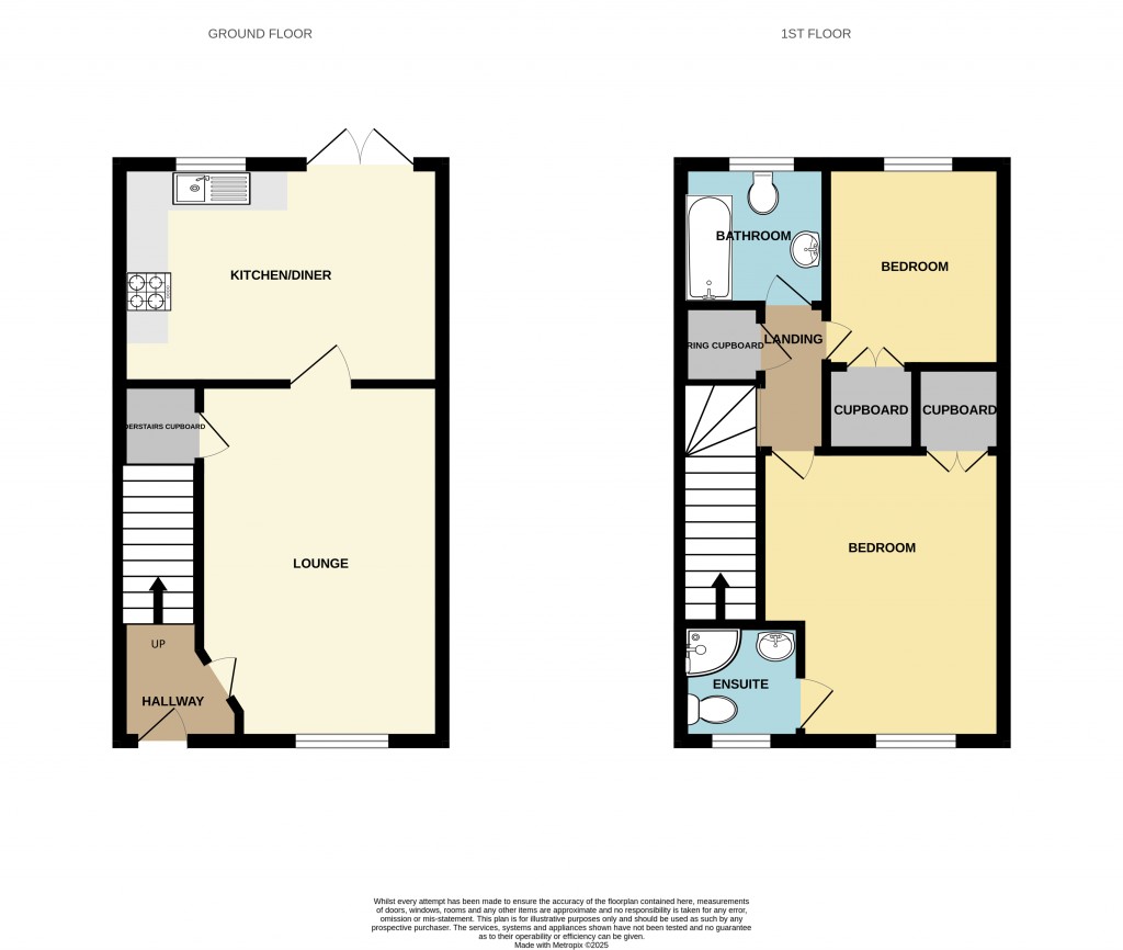 Floorplans For Tideswell Close, Braintree, Essex, CM7