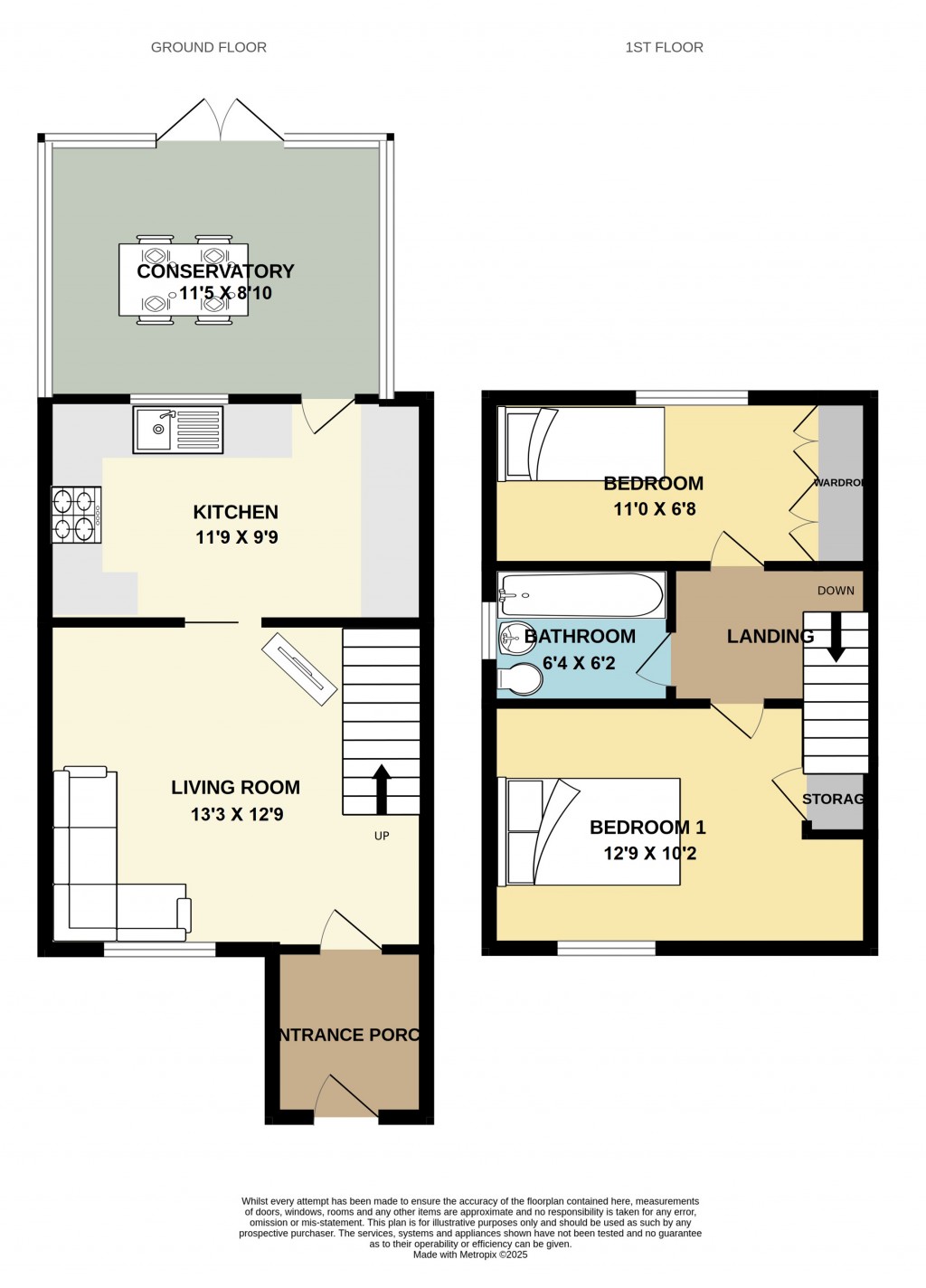 Floorplans For Ellen Way, Great Notley, Braintree, Essex, CM77