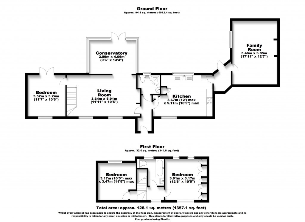 Floorplans For Ongar Road, Stondon Massey, Essex, CM15
