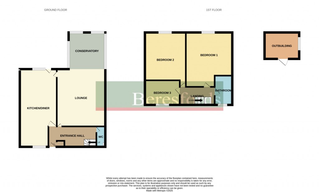Floorplans For Ruskin Road, Chelmsford, Essex, CM2