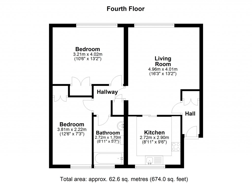 Floorplans For Haig Court, Chelmsford, Essex, CM2