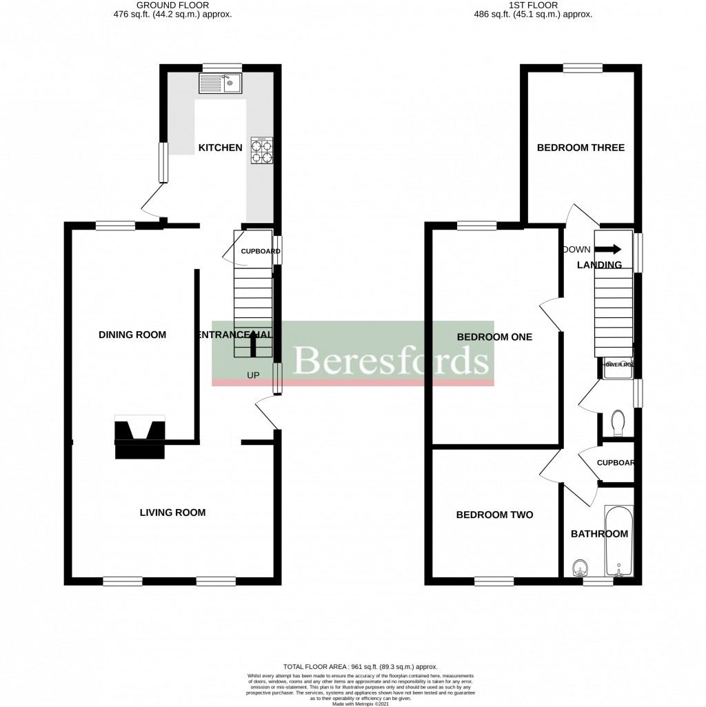 Floorplans For Rainsford Road, Chelmsford, Essex, CM1